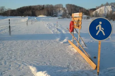 Открыты ледовые дороги на реке Иртыш