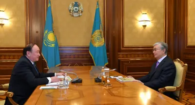 Касым-Жомарт Токаев принял председателя партии «Ауыл»