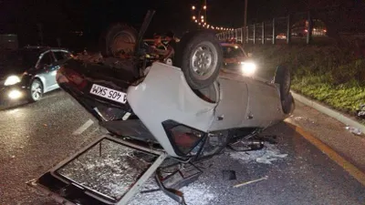 ДТП «перевертыш» в Алматы: пострадала пожилая женщина (ФОТО)