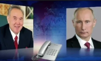Назарбаев и Путин обсудили по телефону украинский кризисЭксклюзив