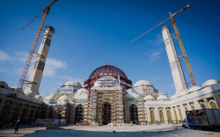 Самая большая мечеть в Центральной Азии строится в Нур-Султане