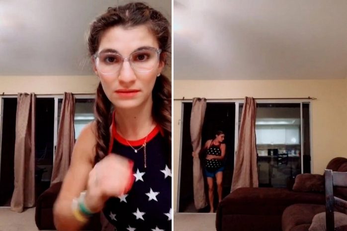 Привидение случайно попало на видео в Tik-Tok