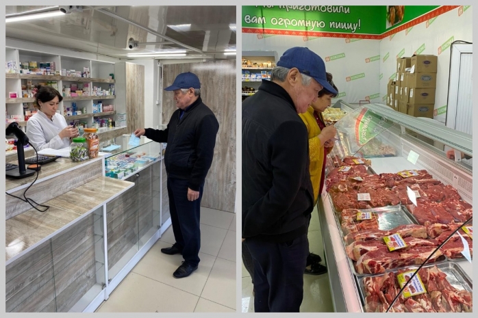 Сапарбаев проверил аптеки и супермаркеты Тараза