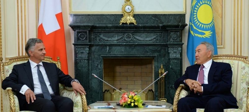 Назарбаев встретился с президентом Швейцарской Конфедерации