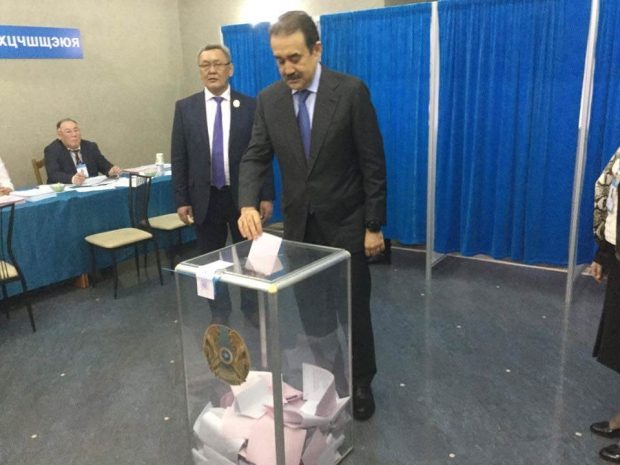 Карим Масимов проголосовал