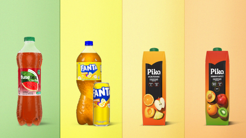 Сочные новинки от компании Coca-Cola
