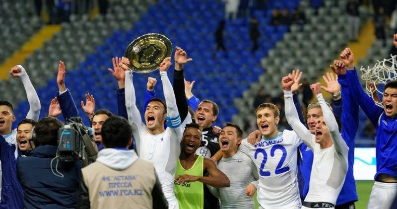 «Астана» впервые в истории стала чемпионом Казахстана по футболу