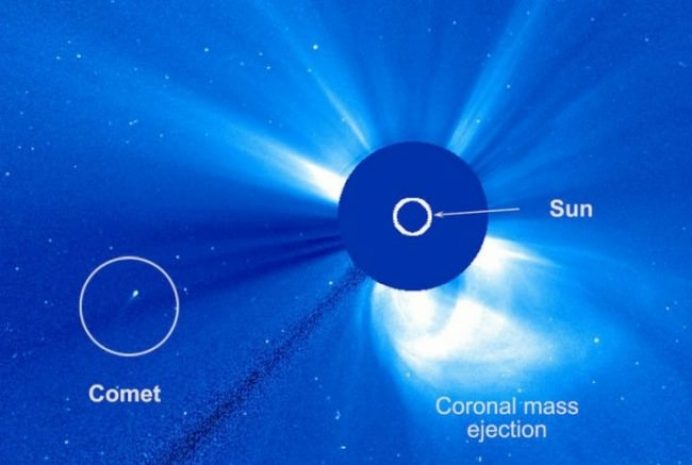 Загадочная комета выжила во «встрече» с солнцем