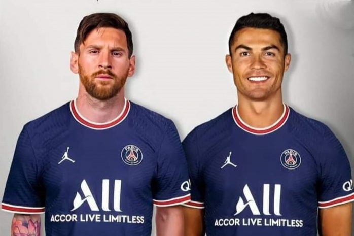 Брат владельца ПСЖ опубликовал фото Месси и Роналду в форме клуба