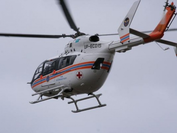 Вертолетные площадки построены у двух больниц Алматы