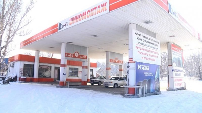 АЗС сгорела в Алматинской области (ФОТО)