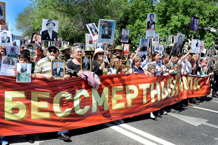 17 апреля состоится строевой смотр «Бессмертного полка» в Алматы