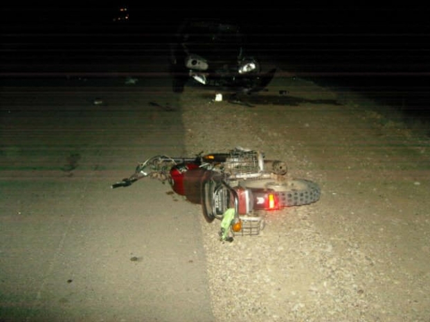 Мотоциклист разбился с двухлетним сыном