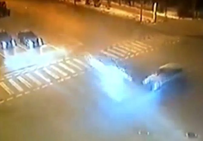 Пьяный полицейский убил пьяного водителя в Астане. Видео