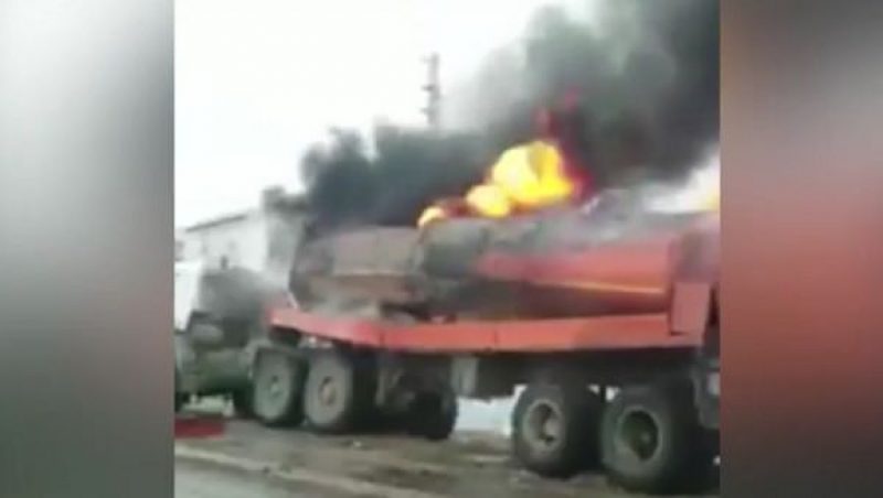 При взрыве бензовоза погиб человек в Атырау (ВИДЕО)