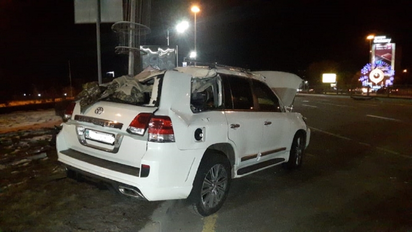 Виновный в крупном ДТП в Алматы не является сотрудником полиции