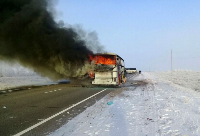 Владелец сгоревшего автобуса задержан в Ташкенте