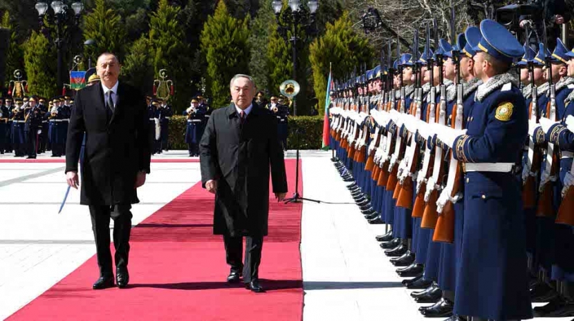 Нурсултан Назарбаев встретился с Ильхамом Алиевым