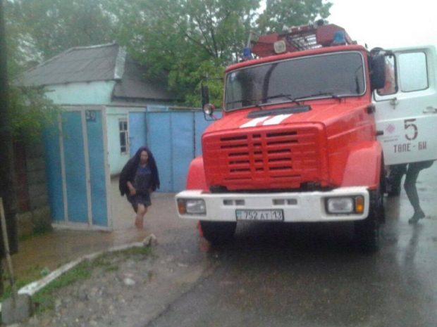 Ливневые дожди стали причиной подтопления домов в ЮКО