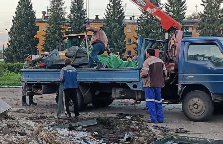 Памятник Ленину частично повредили на востоке Казахстана