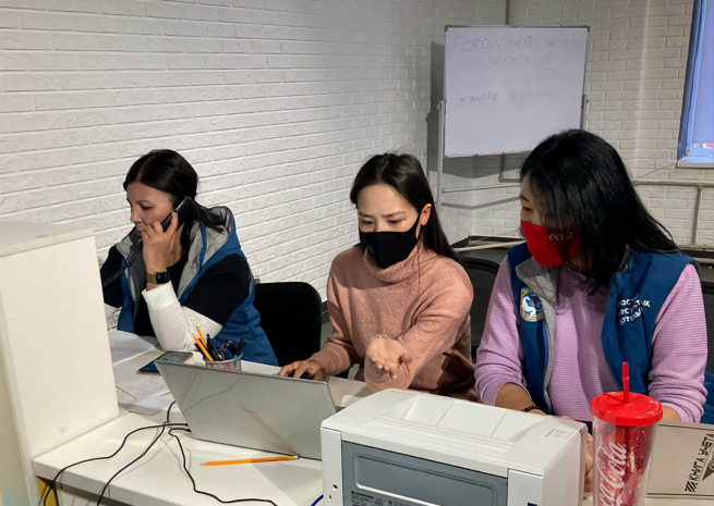 Штаб волонтеров открыт в Алматы