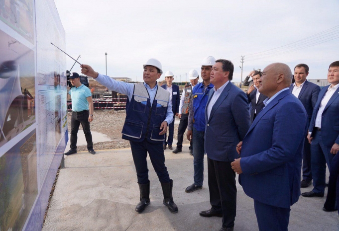 Премьер-министр Аскар Мамин с рабочей поездкой посетил Туркестан