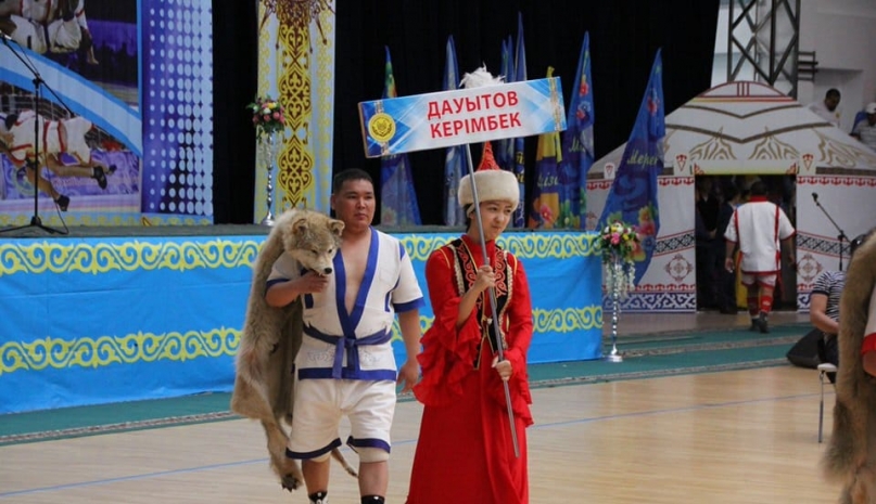 Имам мечети занял призовое место в казакша курес