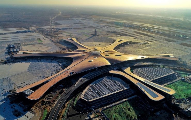 Крупнейший в мире аэропорт построили в Пекине