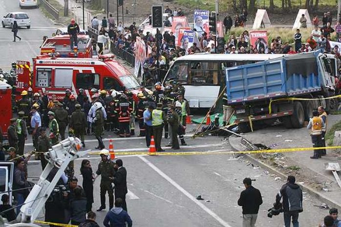 В Чили в результате ДТП с участием 16 машин погибли восемь человек