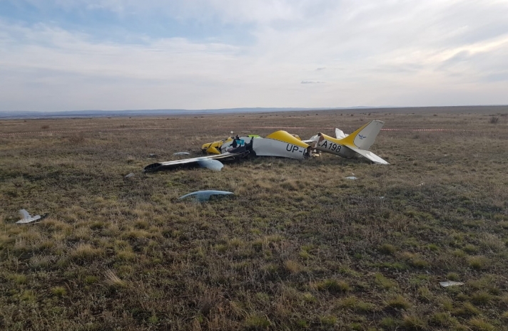 Началось следствие по факту крушения самолета под Карагандой
