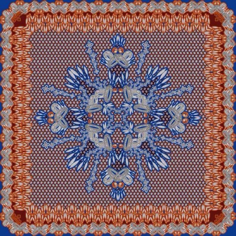 Ахмадуллина создала серию шелковых платков