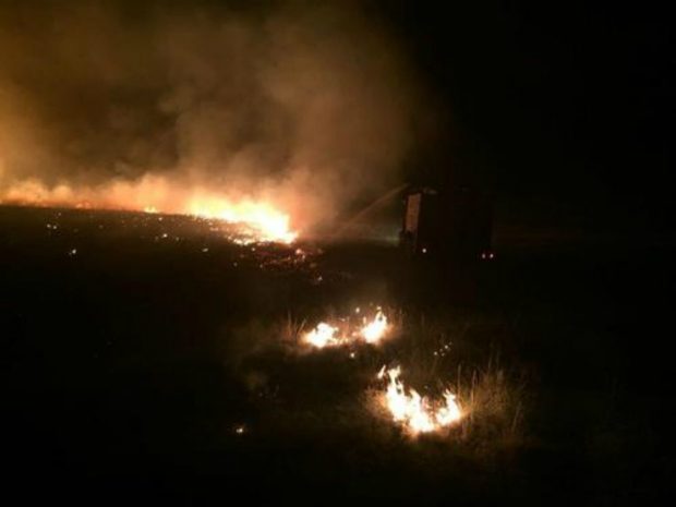 В ВКО локализованы два крупных степных пожара