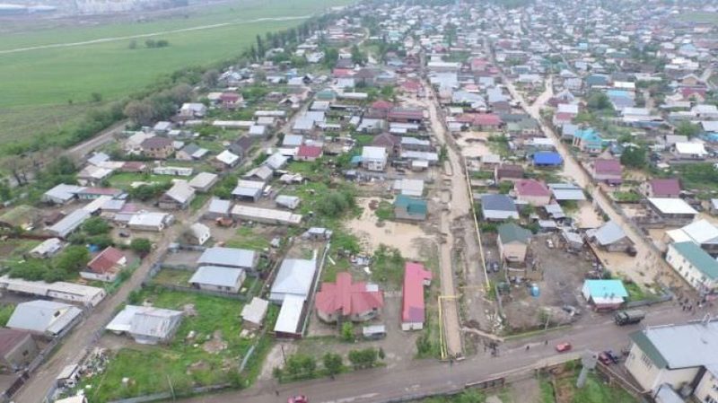 Двум микрорайонам Алматы грозит подтопление