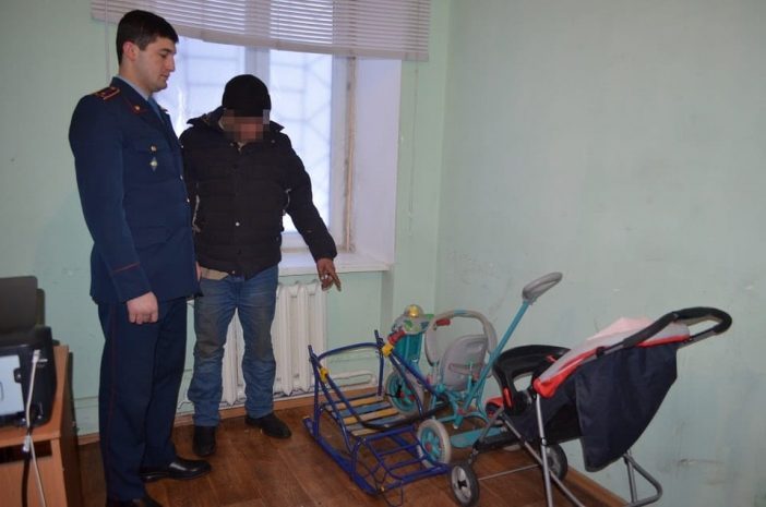 В СКО задержаны воры, специализирующиеся на детских колясках