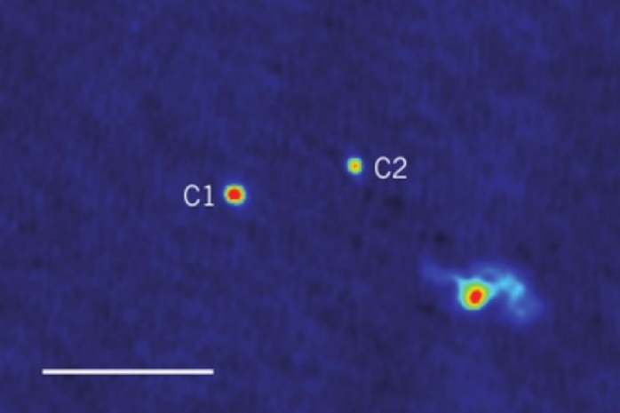 Астрофизики обнаружили систему трех сверхмассивных черных дыр