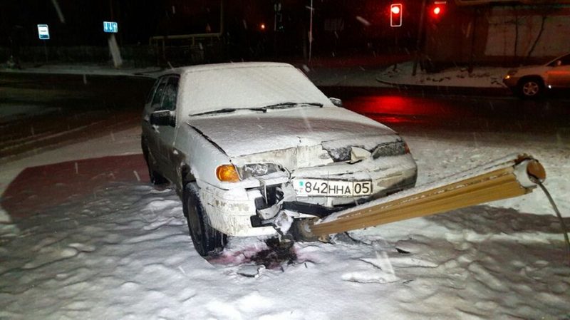 Трижды судимый нетрезвый алматинец совершил ДТП на чужой машине. ФОТО
