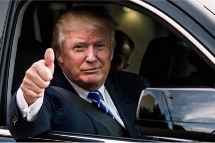 Кортеж Дональда Трампа попал в аварию