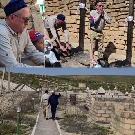 Посол США посетил некрополи Бекет-Ата и Шопан-ата