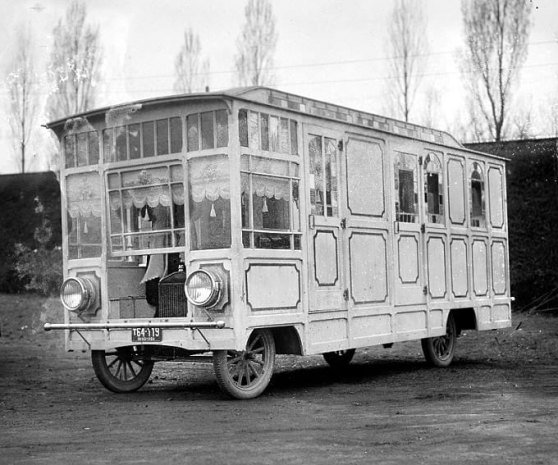 Дома на колесах из прошлого. Фото