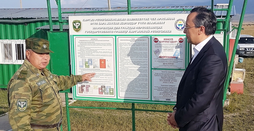 Кайрат Абдрахманов проверил пункт пропуска «Кеген – Кыркара»