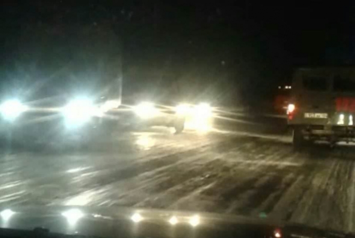 Массовое ДТП на трассе Павлодар – Омск – есть пострадавшие. ВИДЕО