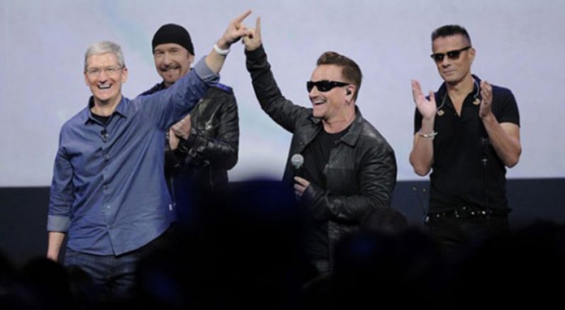 Apple удаляет бесплатный альбом U2