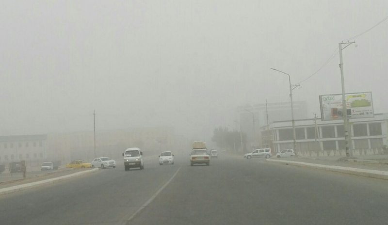 Запад Узбекистана накрыла соляная буря с Арала