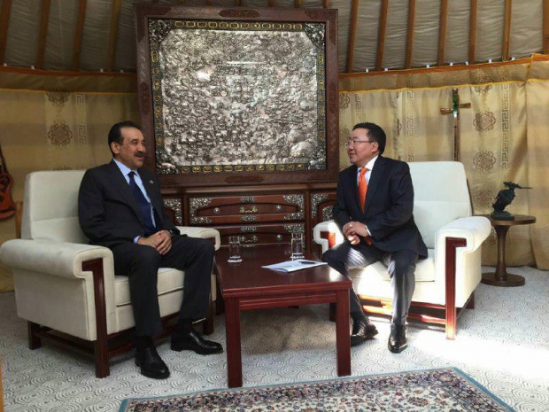 Карим Масимов встретился с президентом Монголии