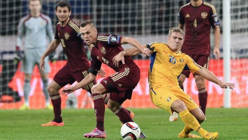 Сборная России по футболу сыграла вничью с командой Молдавии