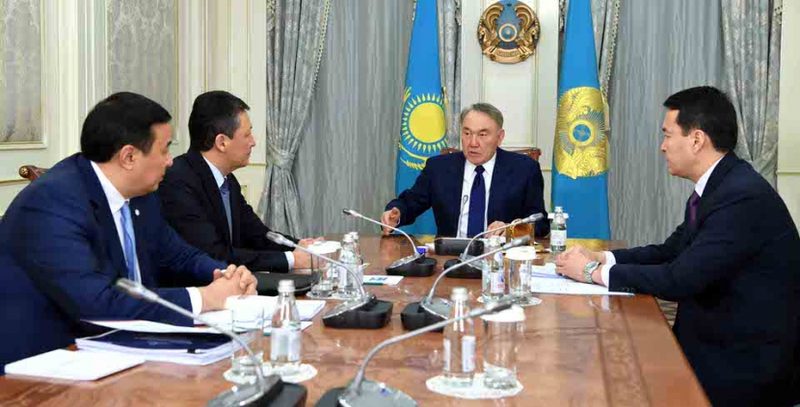 Назарбаев встретился с руководством НПП «Атамекен»
