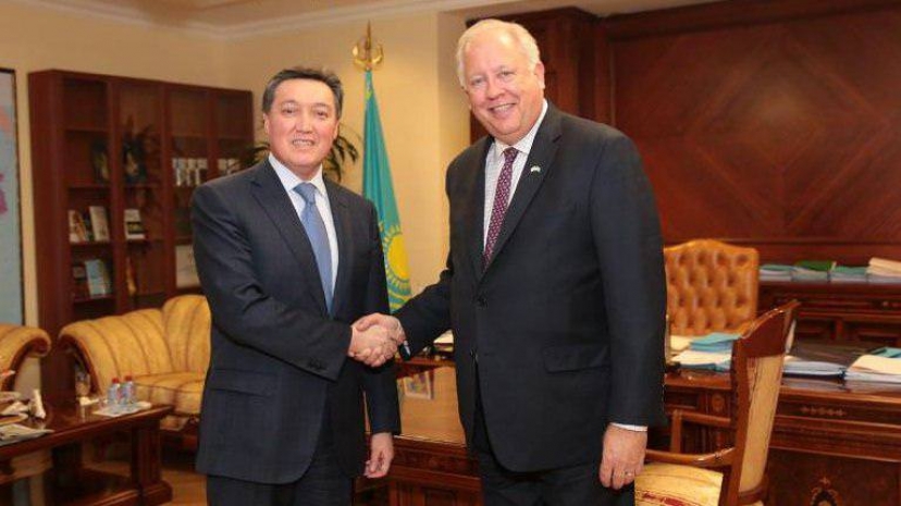 Мамин и Шэннон обсудили роль американского бизнеса в экономическом развитии Казахстана