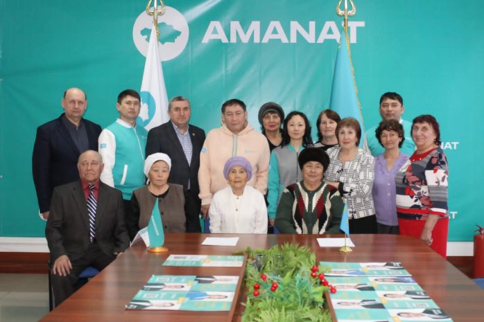 Кандидаты от партии Аmanat встретились с жителями Успенского района