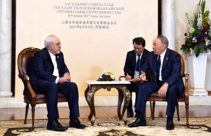 Назарбаев встретился с главой МИД Ирана