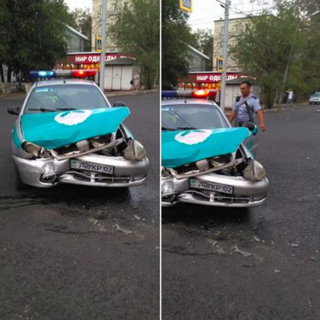 В МВД РК прокомментировали ДТП с полицейским в Алматы